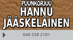 Puunkorjuu Hannu Jääskeläinen logo